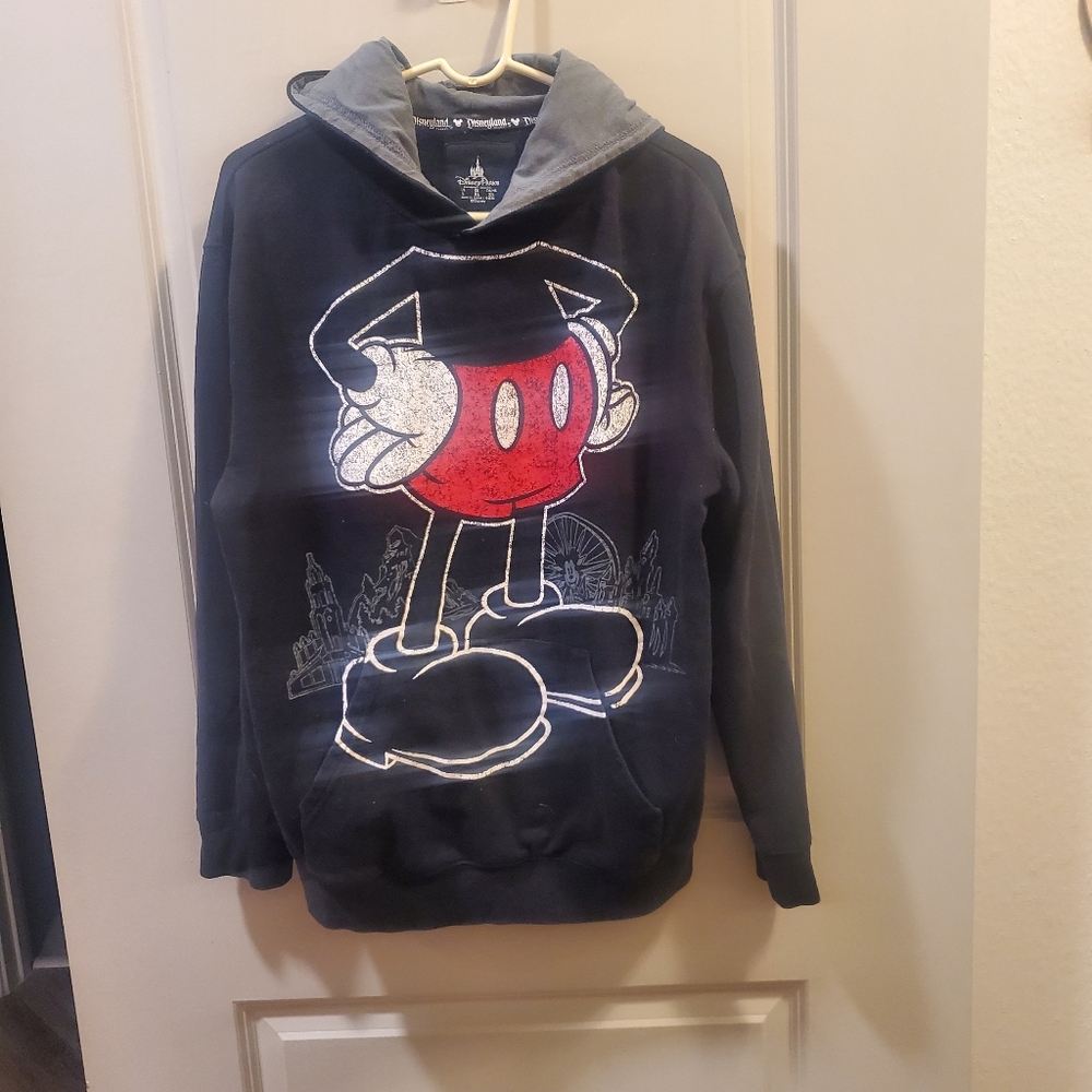 Disney Mickey Mouse Graphic Hoodie - Black